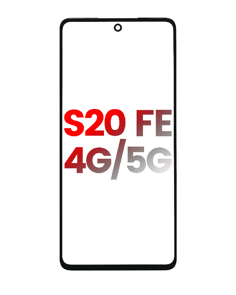 2 in 1 Front Glass With OCA Pre-Installed Compatible For Samsung Galaxy S20 FE 4G / 5G