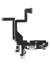 Charging Port Flex Cable Compatible For iPhone 14 Pro (Aftermarket Plus) (Silver)