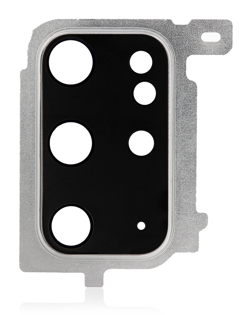 Back Camera Lens With Cover Bezel Ring Compatible For Samsung Galaxy S20 Plus (Cloud White)