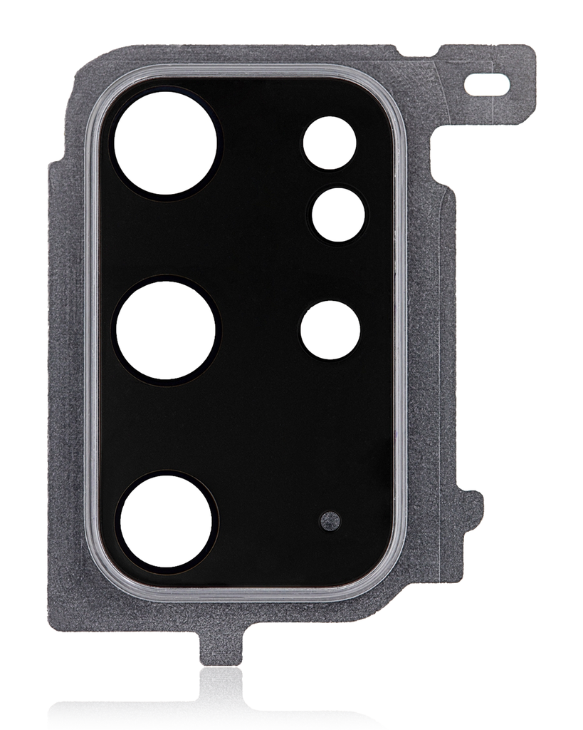 Back Camera Lens With Cover Bezel Ring Compatible For Samsung Galaxy S20 Plus (Cosmic Gray)