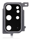 Back Camera Lens With Cover Bezel Ring Compatible For Samsung Galaxy S20 Plus (Cosmic Gray)
