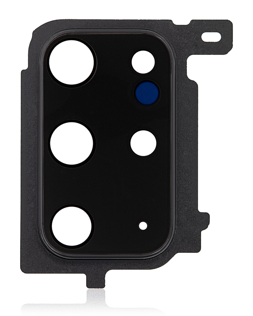 Back Camera Lens With Cover Bezel Ring Compatible For Samsung Galaxy S20 Plus (Cosmic Black)