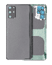 Back Cover Glass With Camera Lens Compatible For Samsung Galaxy S20 Plus (No Logo) (Aftermarket Plus) (Cosmic Gray)