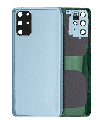 Back Cover Glass With Camera Lens Compatible For Samsung Galaxy S20 Plus (Service Pack) (Cloud Blue)