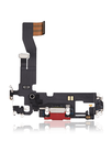 Charging Port Flex Cable Compatible For iPhone 12 / 12 Pro (Used OEM Pull) (Red)