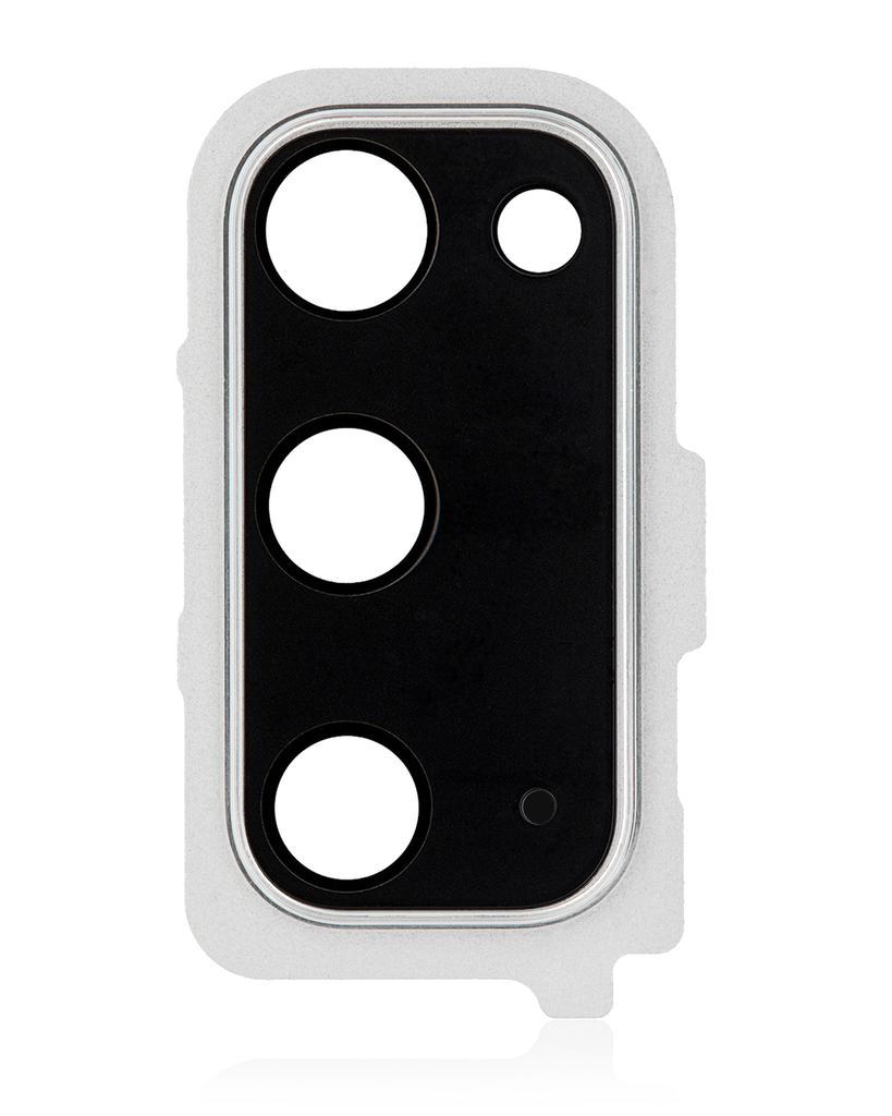 Back Camera Lens With Cover Bezel Ring Compatible For Samsung Galaxy S20 / S20 5G (Cloud White)