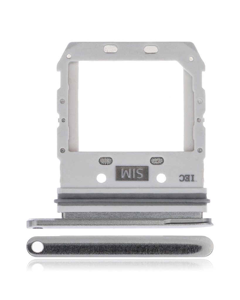 Single Sim Card Tray Compatible For Samsung Galaxy S10 5G (Crown Silver)