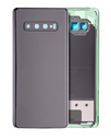 Back cover Glass With Camera Lens Compatible For Samsung Galaxy S10 Plus (Service Pack) (Prism Black)