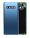 Back cover Glass With Camera Lens Compatible For Samsung Galaxy S10 Plus (Service Pack) (Prism Blue)
