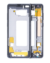 Mid-Frame Housing Compatible For Samsung Galaxy S10 Plus (With Small Parts) (Prism Black)