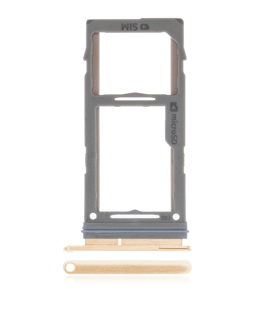Single Sim Card Tray Compatible For Samsung Galaxy S10 / S10 Plus / S10E (Gold)