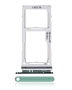 Dual Sim Card Tray Compatible For Samsung Galaxy S10 / S10 Plus / S10E (Prism Green)