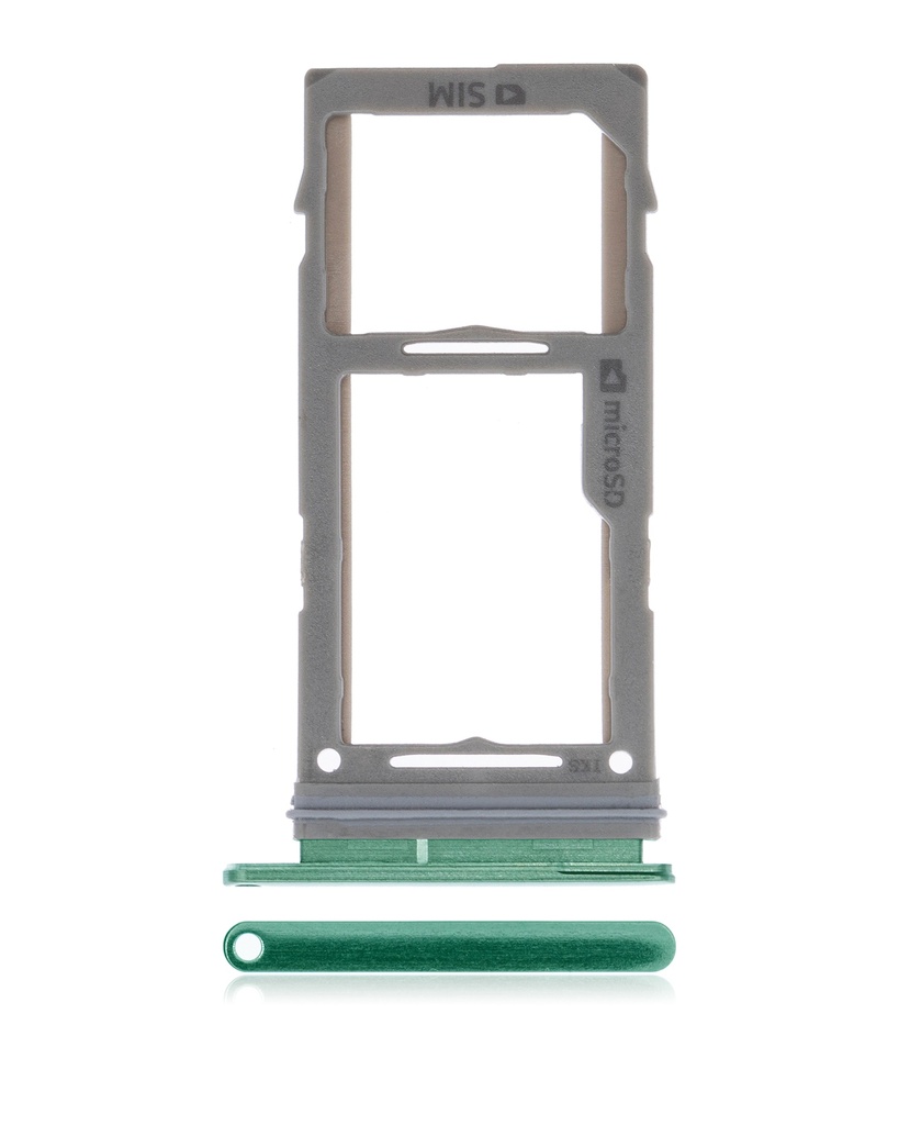 Single Sim Card Tray Compatible For Samsung Galaxy S10 / S10 Plus / S10E (Prism Green)