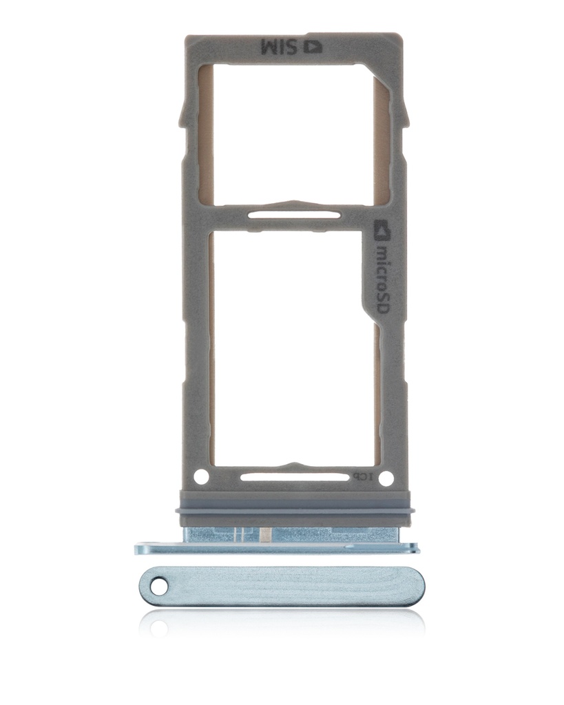 Single Sim Card Tray Compatible For Samsung Galaxy S10 / S10 Plus / S10E (Prism Blue)