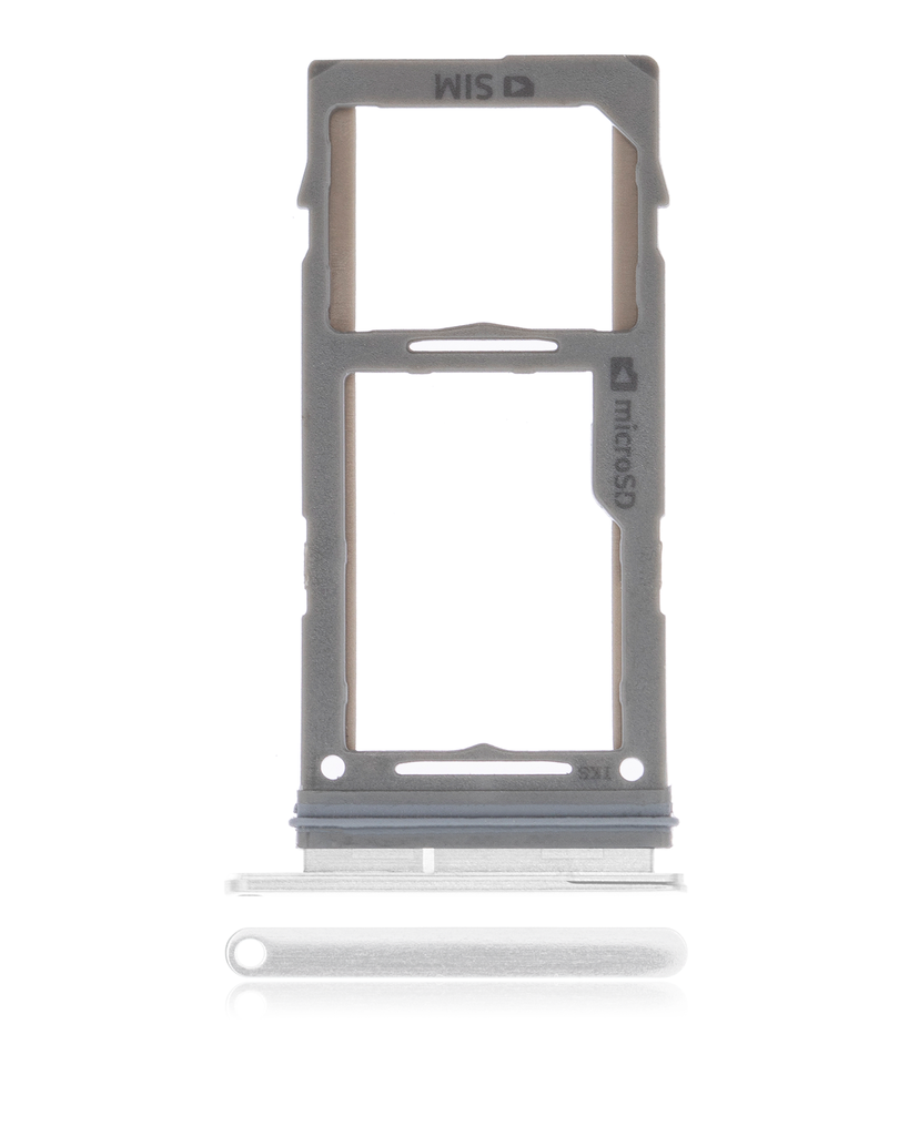 Single Sim Card Tray Compatible For Samsung Galaxy S10 / S10 Plus / S10E (Prism White)