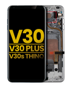 OLED Assembly With Frame Compatible For LG V30 / V30 Plus / V30S ThinQ (Refurbished) (Cloud Silver)