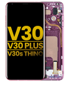 OLED Assembly With Frame Compatible For LG V30 / V30 Plus / V30S ThinQ (Refurbished) (Raspberry Rose)