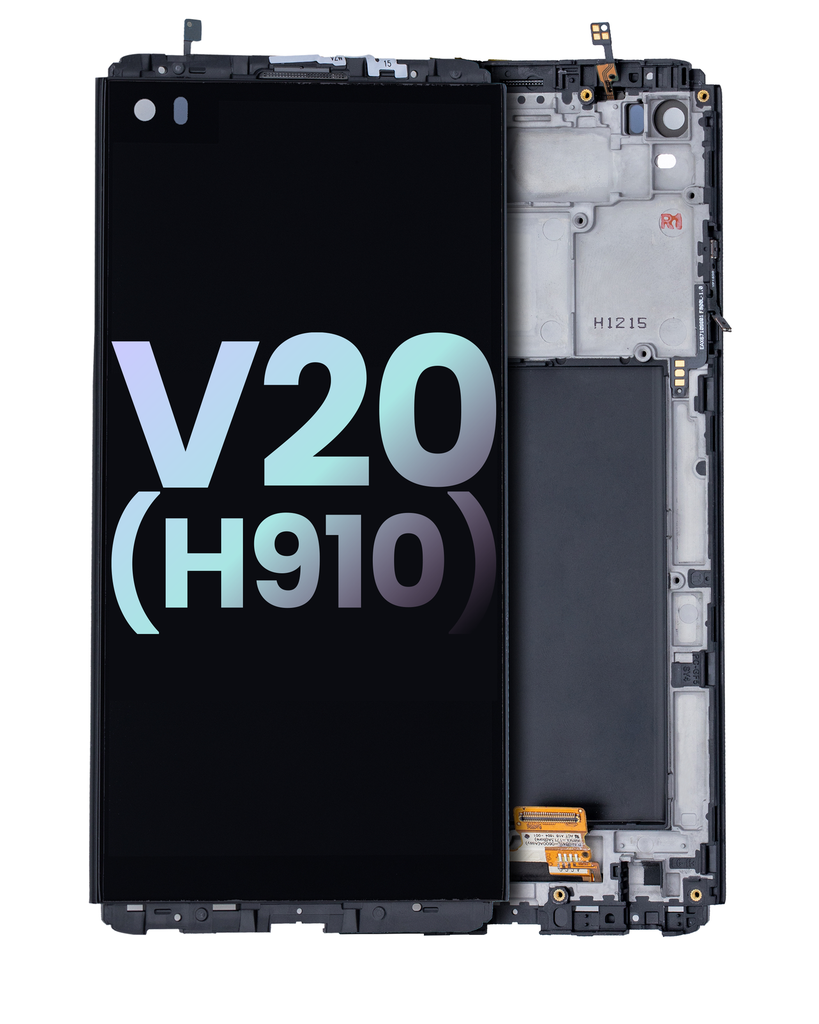 LCD Assembly With Frame Compatible For LG V20 (H910) (Genuine OEM) (Black)