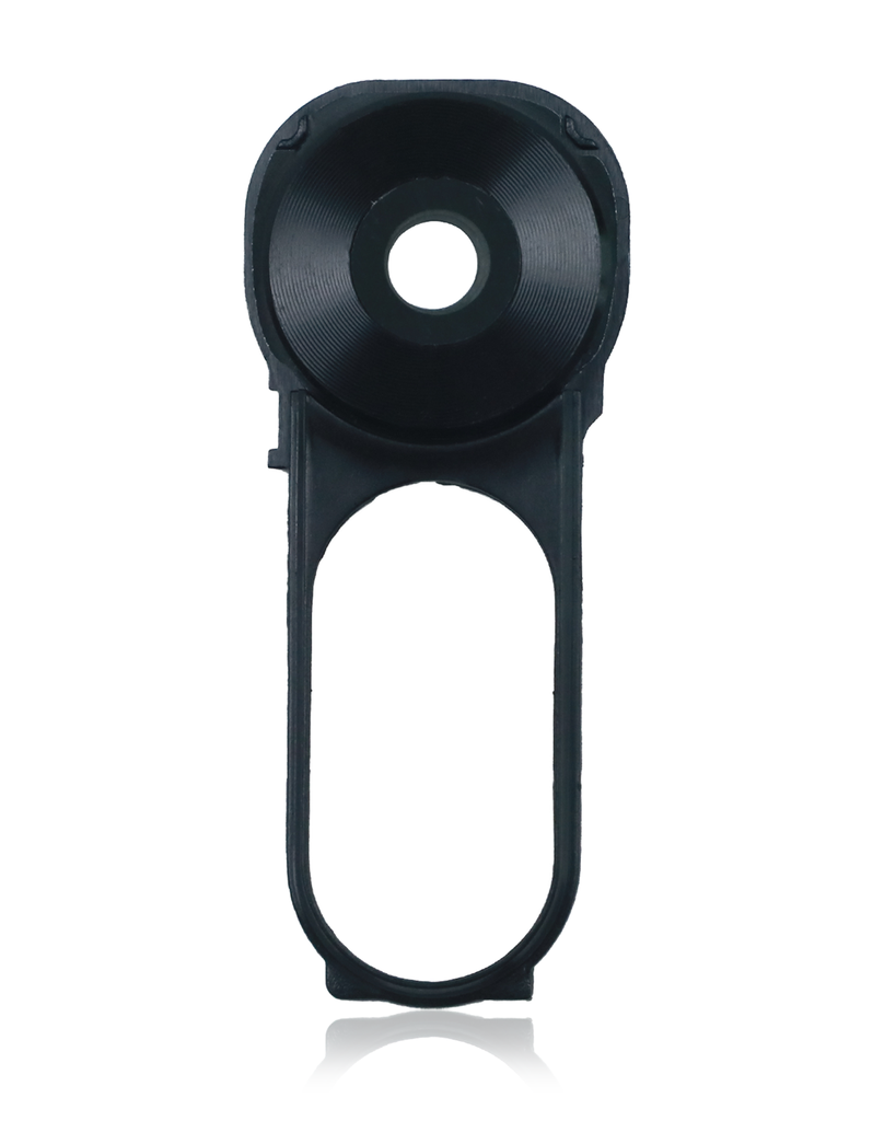 Back Camera Lens With Button Frame Compatible For LG V10 (Black)