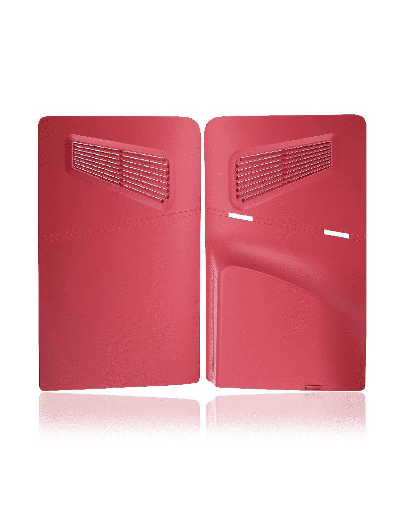 Console Shell Compatible For PlayStation 5 Slim (Rose Red) (2 Piece Set)