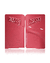 Console Shell Compatible For PlayStation 5 Slim (Rose Red) (2 Piece Set)