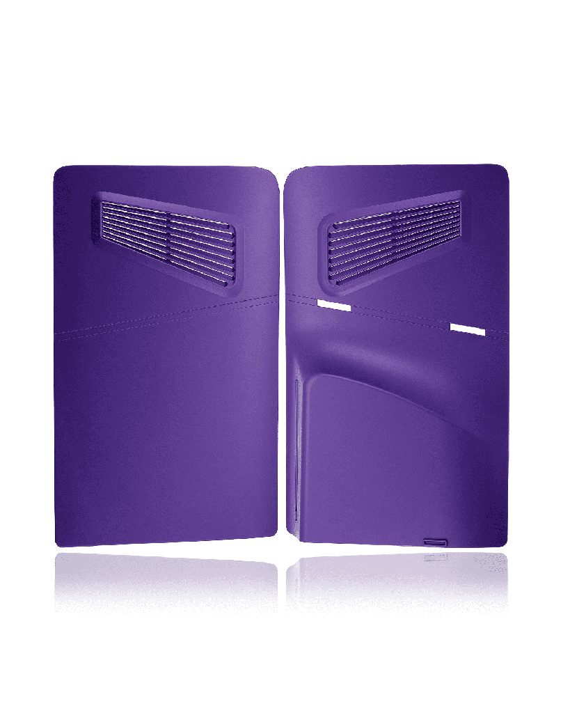 Console Shell Compatible For PlayStation 5 Slim (Purple) (2 Piece Set)