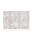 BGA Reballing Stencils Compatible For PlayStation 4 (90044 / 90026 / 90025 / DDR5 /DDR7 / DDR2-3) (6 Piece Set)
