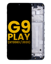 LCD Assembly With Frame Compatible For Motorola Moto G9 Play (XT2083/2020) (Refurbished) (All Colors)