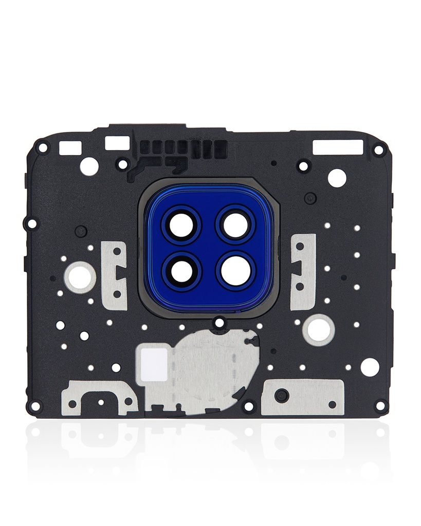 Back Camera Lens With Bracket Compatible For Motorola Moto G9 Play (XT2083/2020) (Blue)