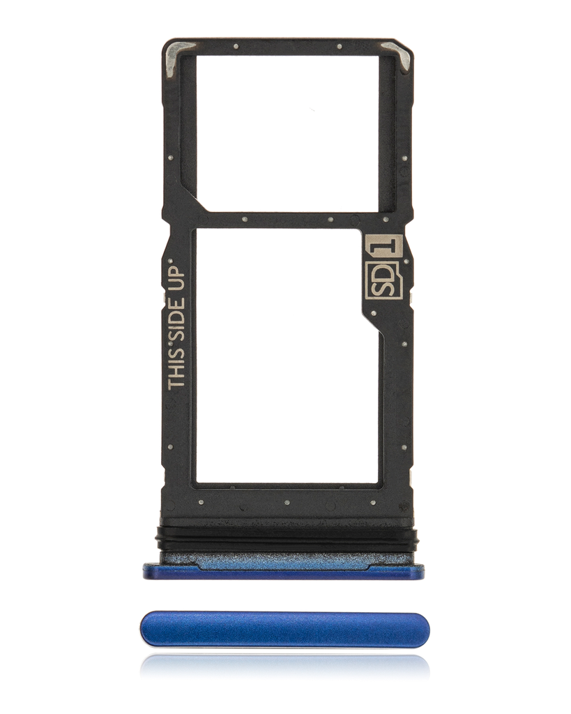 Single Sim Card Tray Compatible For Motorola Moto G 5G Plus (XT2075/2020) (Surfing Blue)