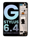 LCD Assembly With Frame Compatible For Motorola Moto G Stylus 6.4&quot; (XT2043/2020) (Genuine OEM) (Mystic Indigo)
