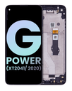 LCD Assembly With Frame Compatible For Motorola Moto G Power (XT2041/ 2020) (Genuine OEM) (Vulcan)