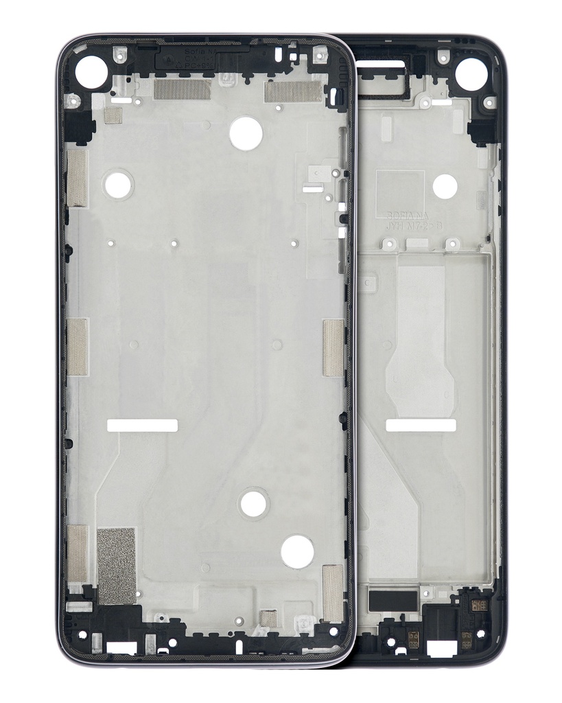 Mid-Frame Housing Compatible For Motorola Moto G Power (XT2041-4/XT2041-6/XT2041-7/XT2041DL/2020) (Smoke Black)