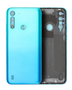 Back cover Glass Compatible For Motorola Moto G8 Power Lite (XT2055/2020) (Arctic Blue)