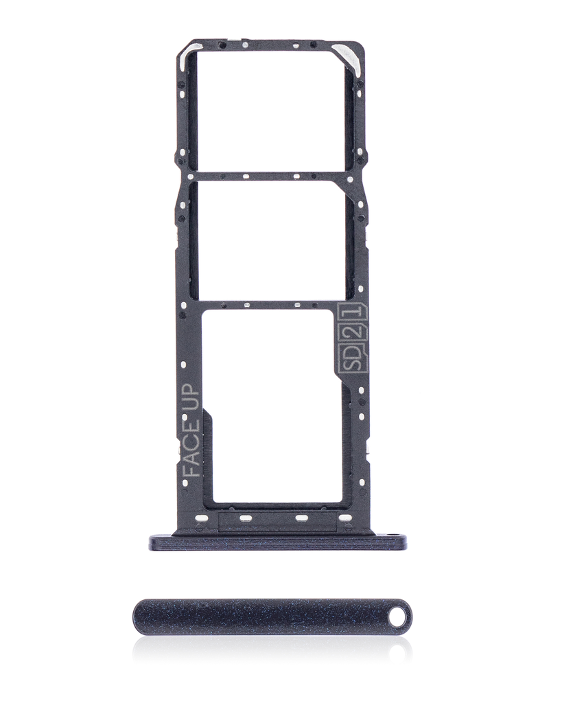Dual Sim Card Tray Compatible For Motorola Moto G8 Power Lite (XT2055/2020) (Royal Blue)