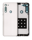 Back cover Glass Compatible For Motorola Moto G8 (XT2045-1/2020) (White Prism)