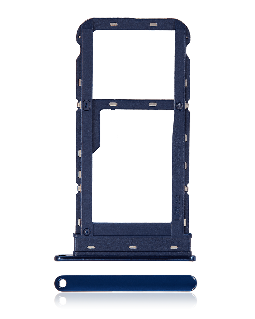 Single Sim Card Tray Compatible For Motorola Moto G8 (XT2045-1/2020) (Capri Blue)