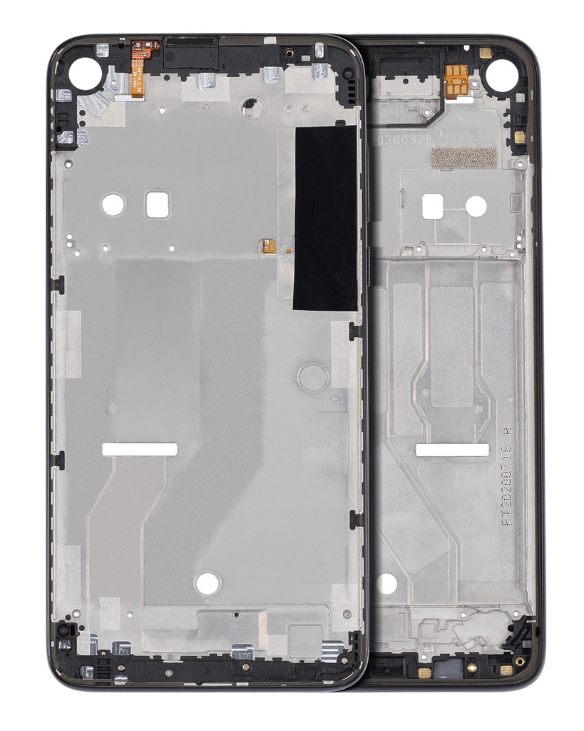 Mid-Frame Housing Compatible For Motorola Moto G8 Power (XT2041-1/XT2041-3/2020) (Black)