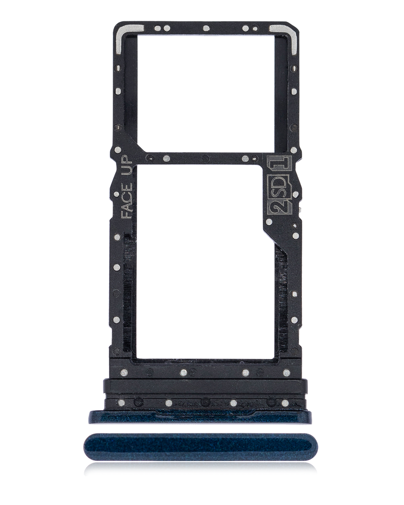 Dual Sim Card Tray Compatible For Motorola Moto G8 Power (XT2041-1/XT2041-3/2020) (Capri Blue)