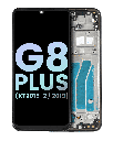 LCD Assembly With Frame Compatible For Motorola Moto G8 Plus (XT2019-2/2019) (Genuine OEM) (Dark Blue)