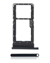 Dual Sim Card Tray Compatible For Motorola Moto G8 Play (XT2015/2019) (Black Onyx)