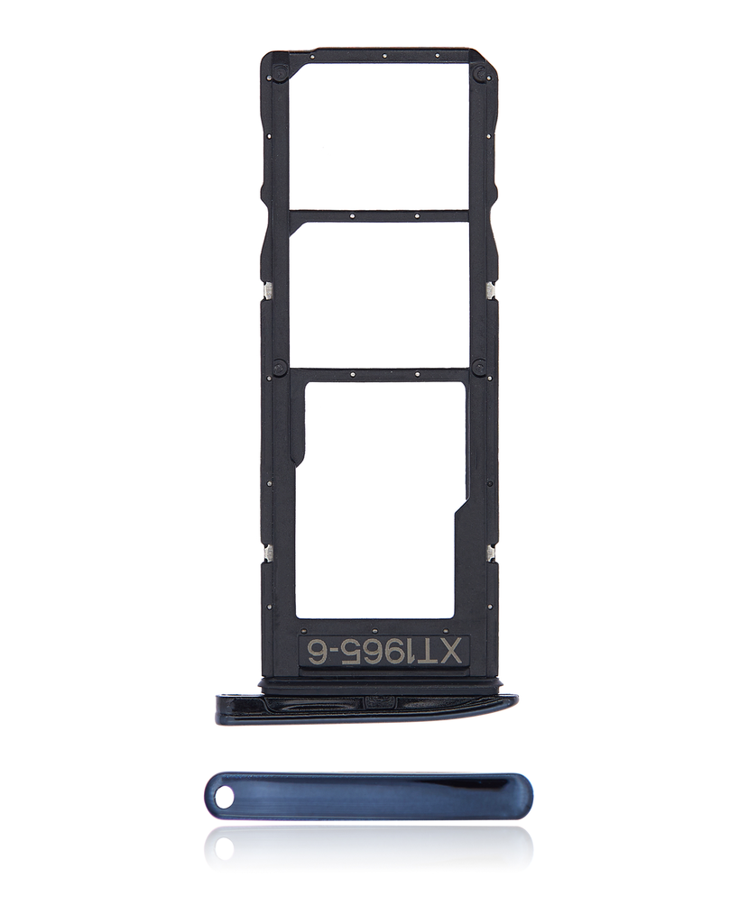 Dual Sim Card Tray Compatible For Motorola Moto G7 (XT1962/2019)/Moto G7 Plus (XT1965-2/2019) (Deep Indigo/Blue)