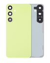 Back Cover Glass With Camera Lens Compatible For Samsung Galaxy S24 Plus 5G (No Logo) (Aftermarket Plus) (Jade Green)