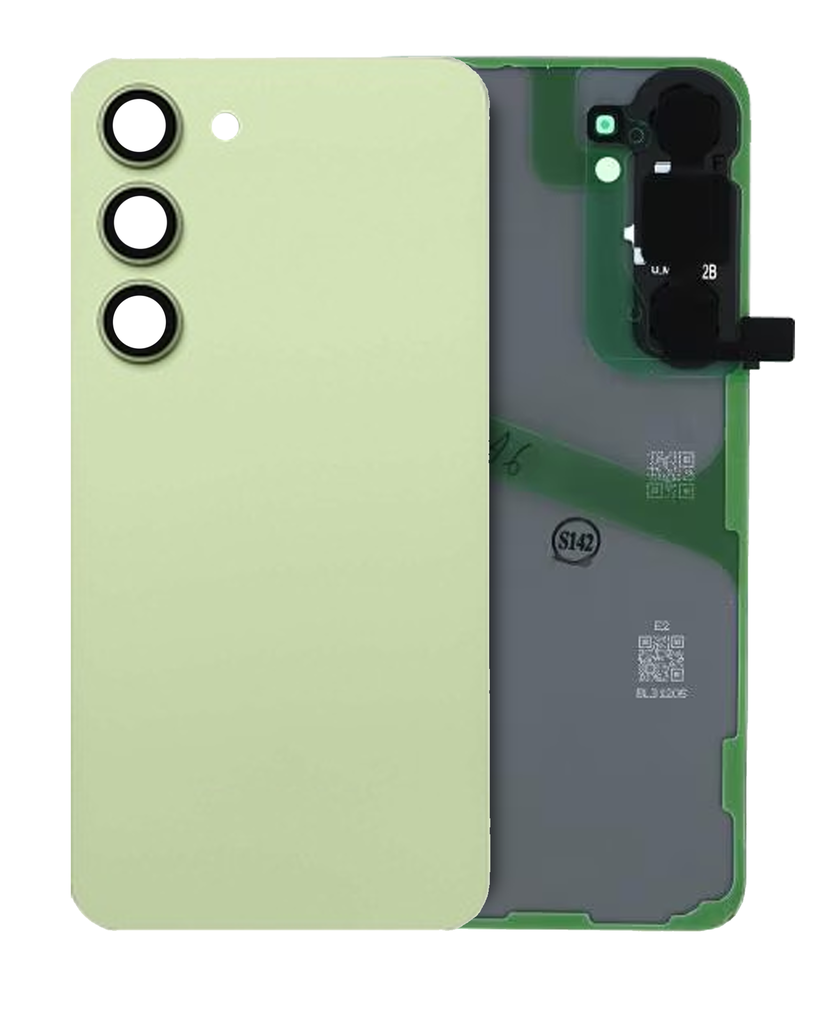 Back Cover Glass With Camera Lens Compatible For Samsung Galaxy S24 Plus (Service Pack) (Jade Green)