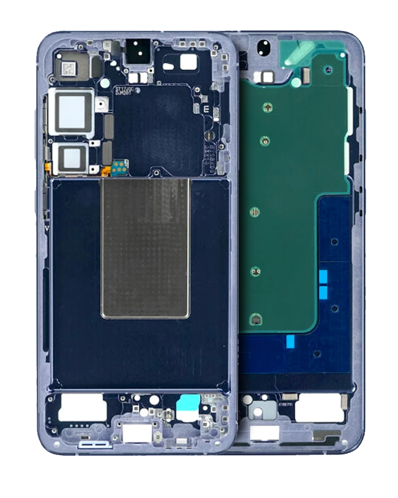 Mid-Frame Housing Compatible For Samsung Galaxy S24 Plus 5G (International version) (Service Pack) (Cobalt Violet)
