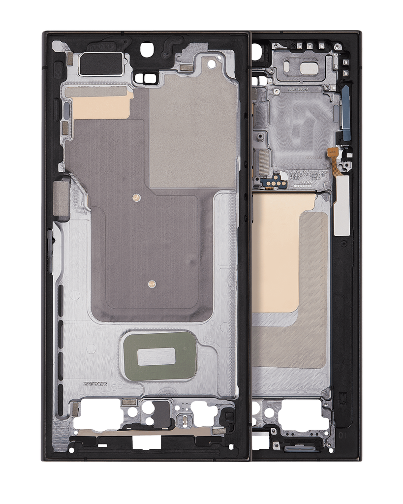 Mid-Frame Housing Compatible For Samsung Galaxy S24 Ultra 5G (US &amp; International Version) (Titanium Black)