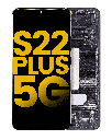 OLED Assembly With Frame Compatible For Samsung Galaxy S22 Plus 5G (Refurbished) (Phantom Black)