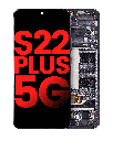 OLED Assembly With Frame Compatible For Samsung Galaxy S22 Plus 5G (Aftermarket Plus) (Phantom Black)