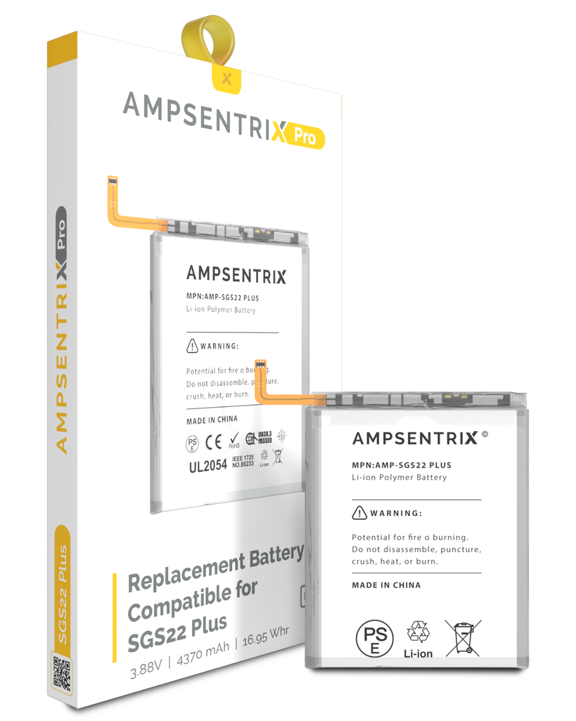 Replacement Battery Compatible For Samsung Galaxy S22 Plus 5G (AmpSentrix Pro)