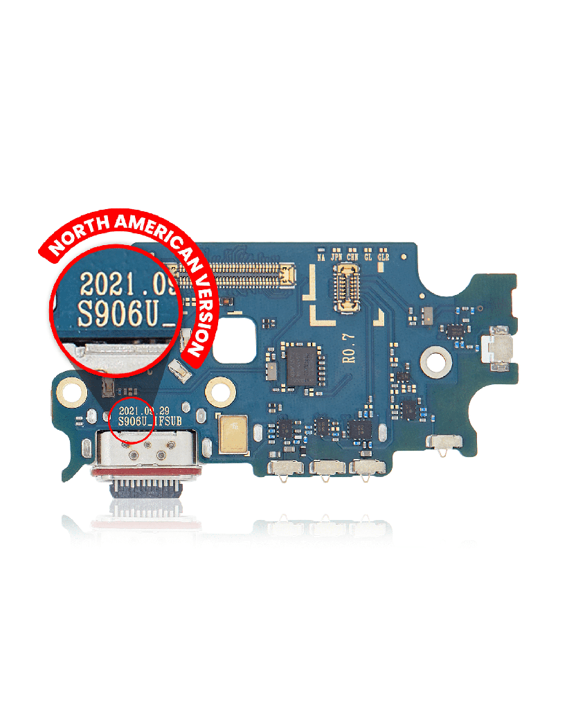 Charging Port Board With Sim Card Reader Compatible For Samsung Galaxy S22 Plus 5G (S906U) (US Version)